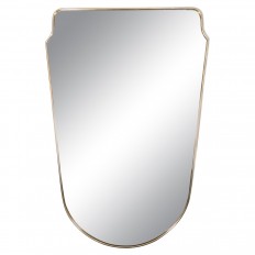 Brass surround shield form mirror